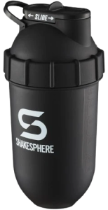 700mls ShakeSphere Tumbler Original Matte Black/White Logo