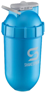 700mls ShakeSphere Tumbler Original Metallic Cyan/White Logo