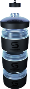 85g / 3oz ShakeSphere Stackable Storage, Cyan Blue