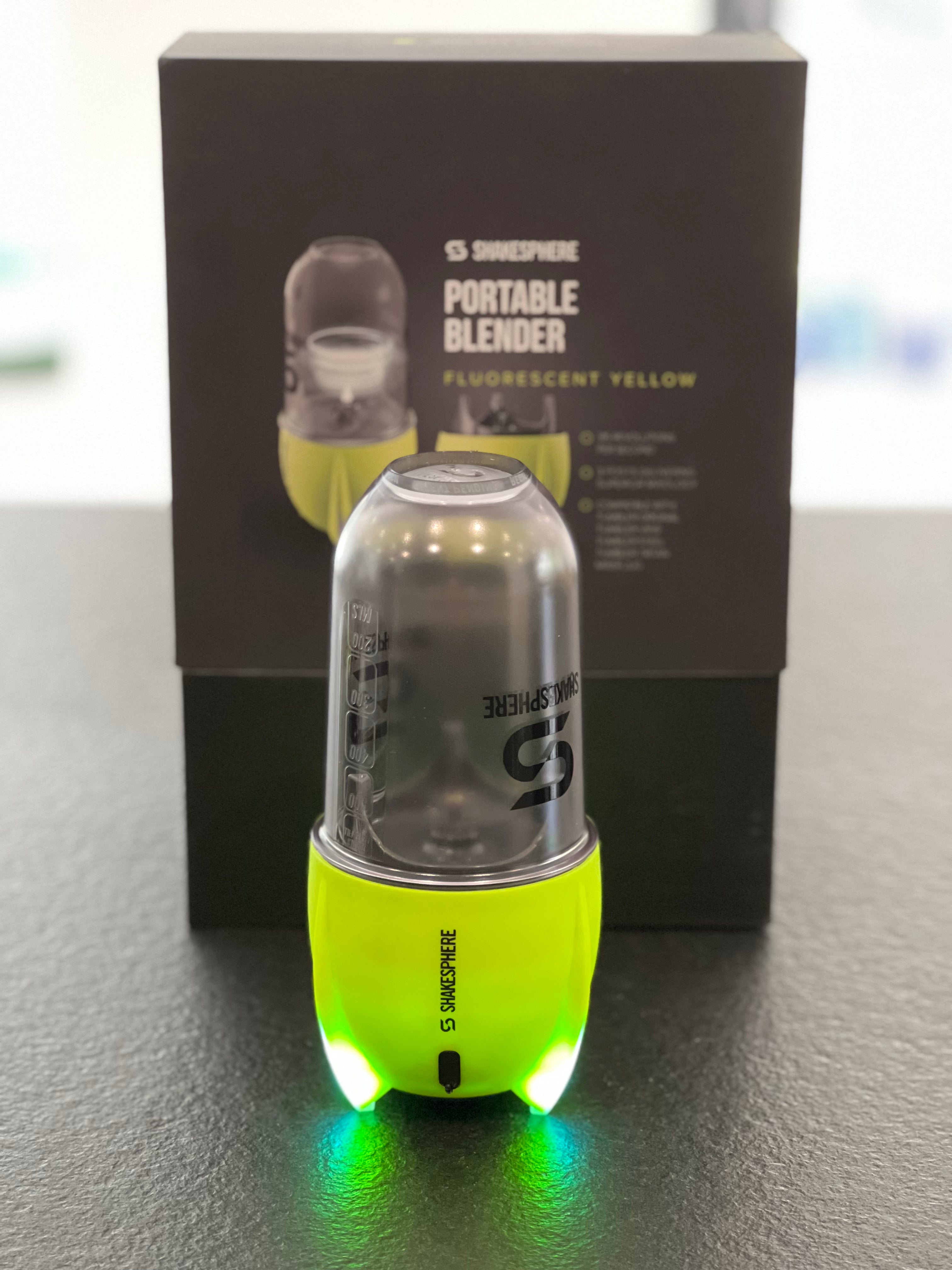 Portable Blender E-Lid Fluorescent Yellow 